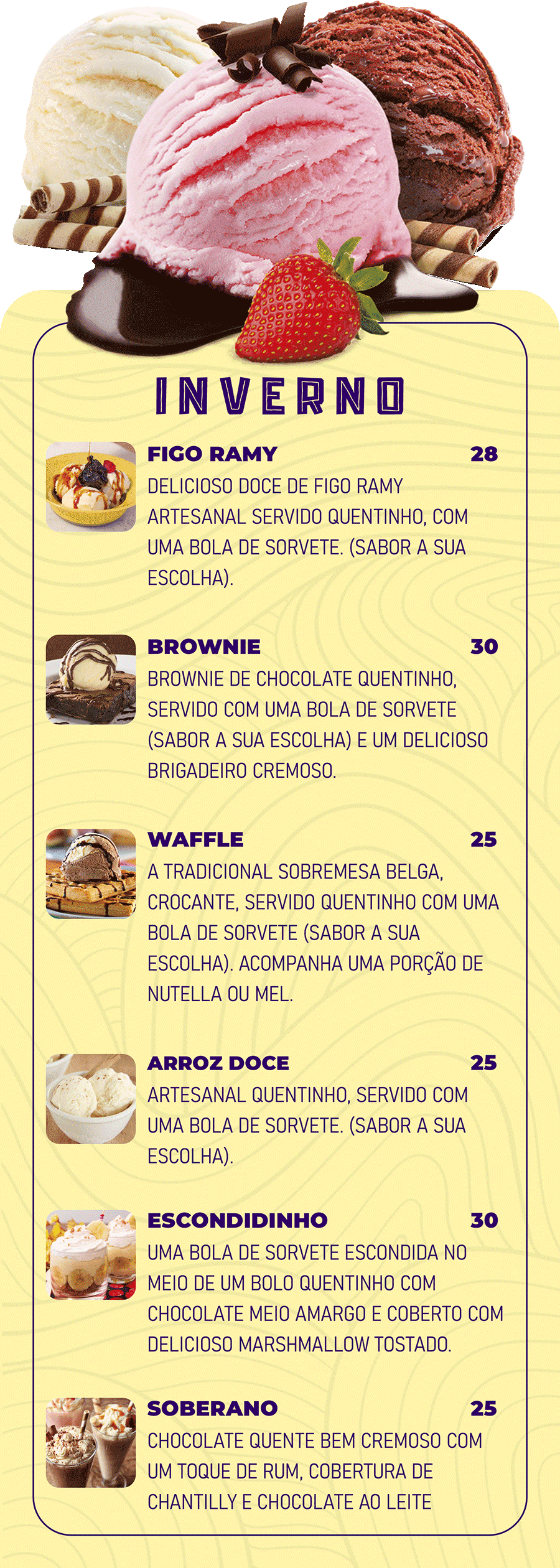 Cardápio 1