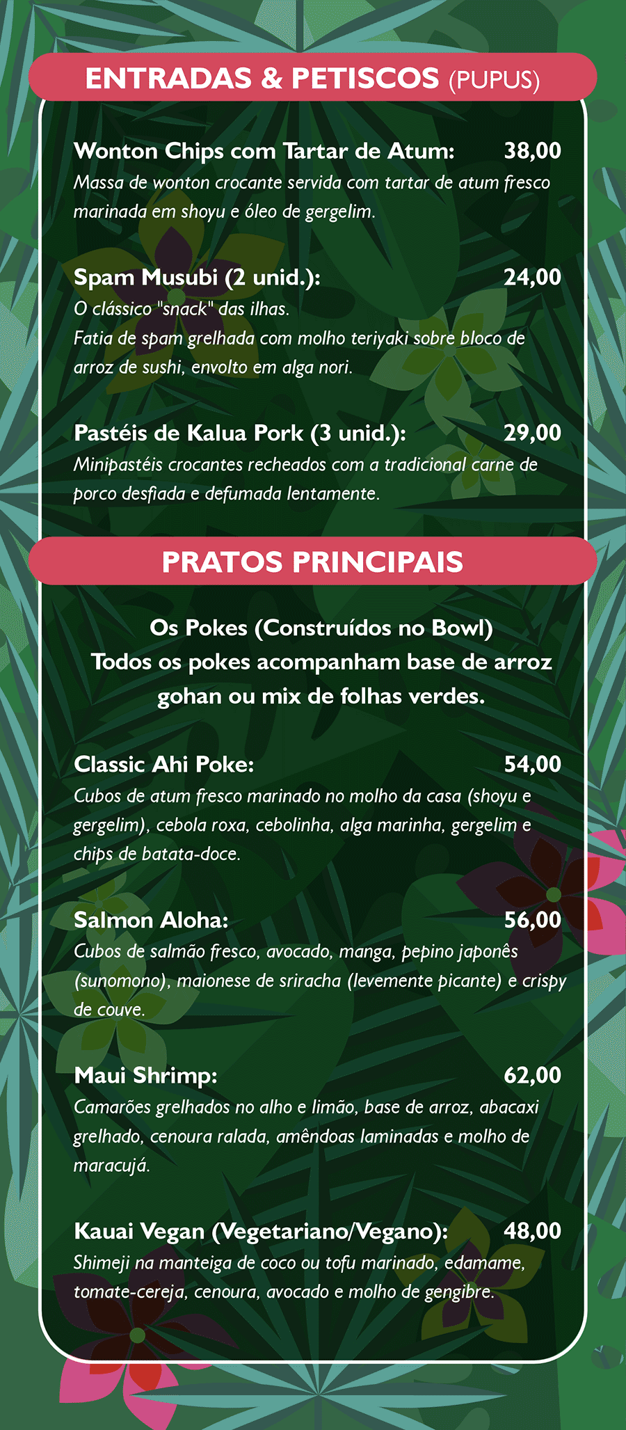 Cardápio 3